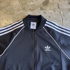 画像7: 【adidas】SIDE SLEEVE THREE LINE DESIGN DOUBLE ZIP UP TRACK JACKET / Ladies M (7)