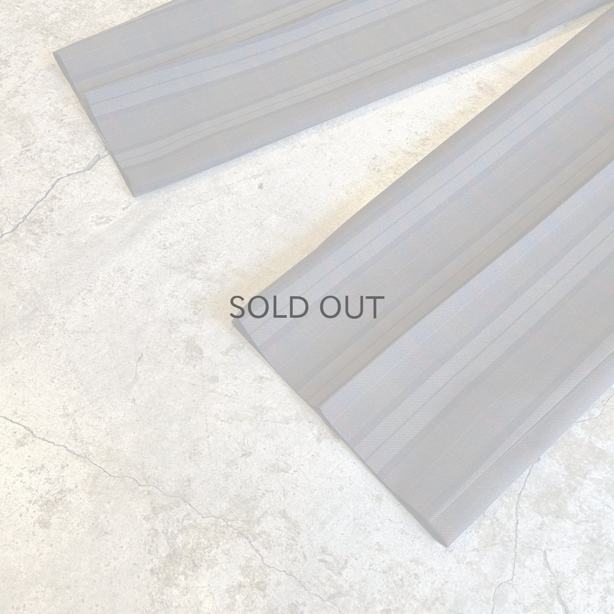 画像4: TARTAN CHECK PATTERN 2 TUCK DESIGN SLACKS PANTS / W30 (4)