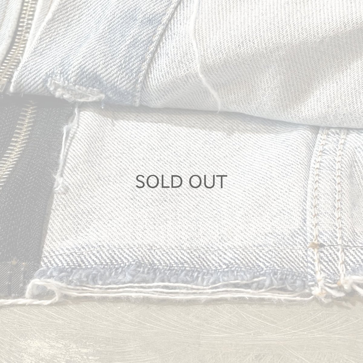 画像9: 【Wiz&Witch】"WANDERER" NO COLLAR W ZIP UP DENIM JACKET / OS (9)