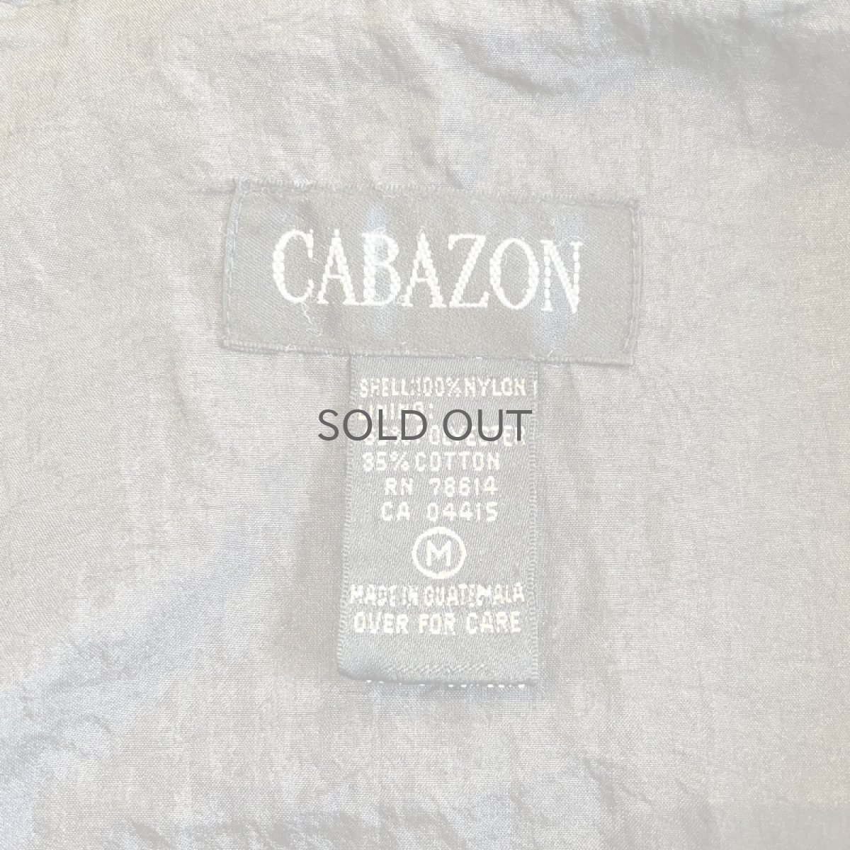 画像10: DOWN DRAW CORD DESIGN BI COLOR PATTERN HALF NECK NYLON JACKET / Ladies L(M) (10)