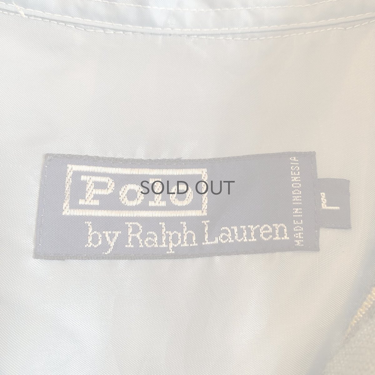 画像12: 【POLO】CUT OFF DESIGN STAND COLLAR CHECK PATTERN SHIRT / Ladies L (12)