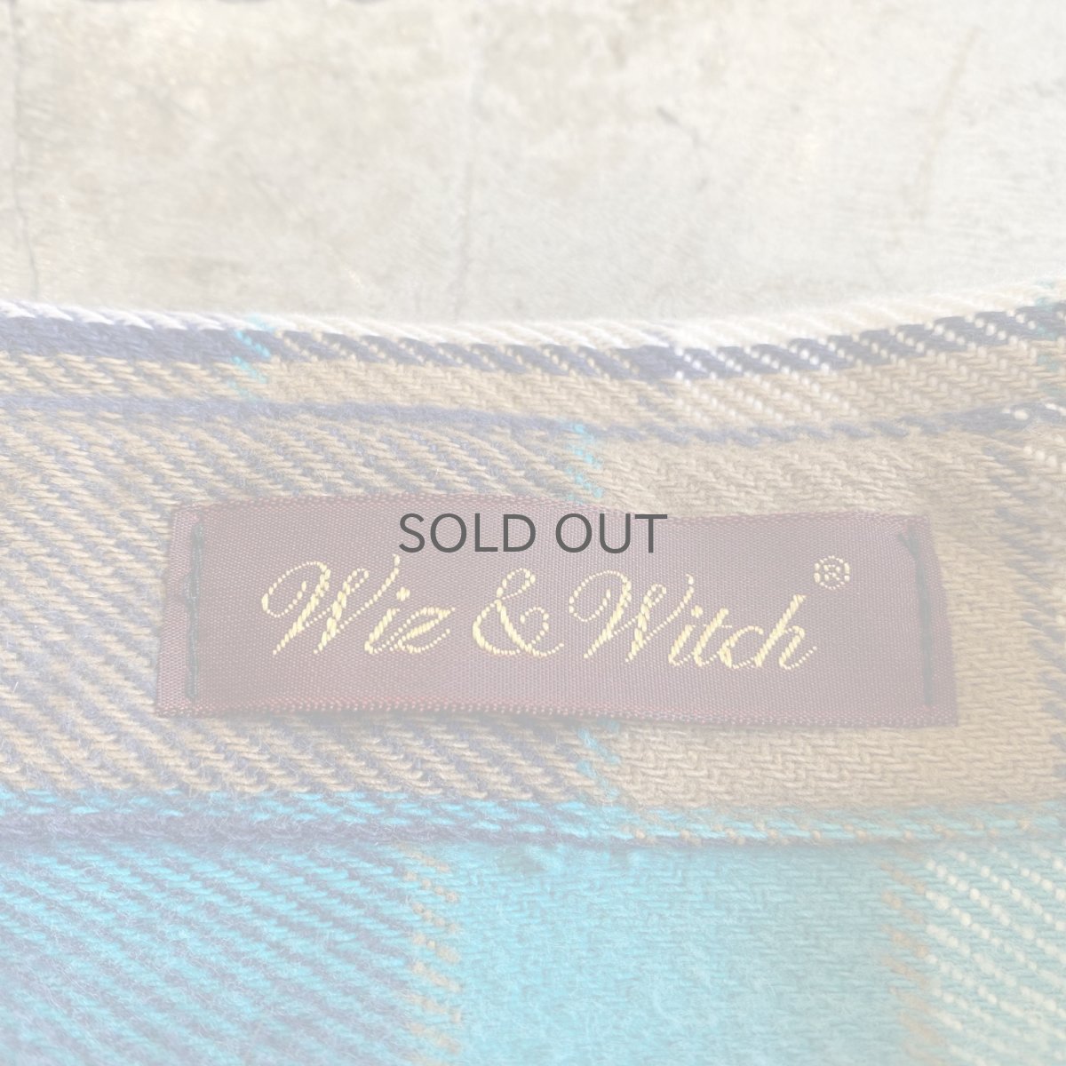 画像12: 【Wiz&Witch】"WANDERER" NO COLLAR ZIP UP FLANNEL SHIRT / OS (12)