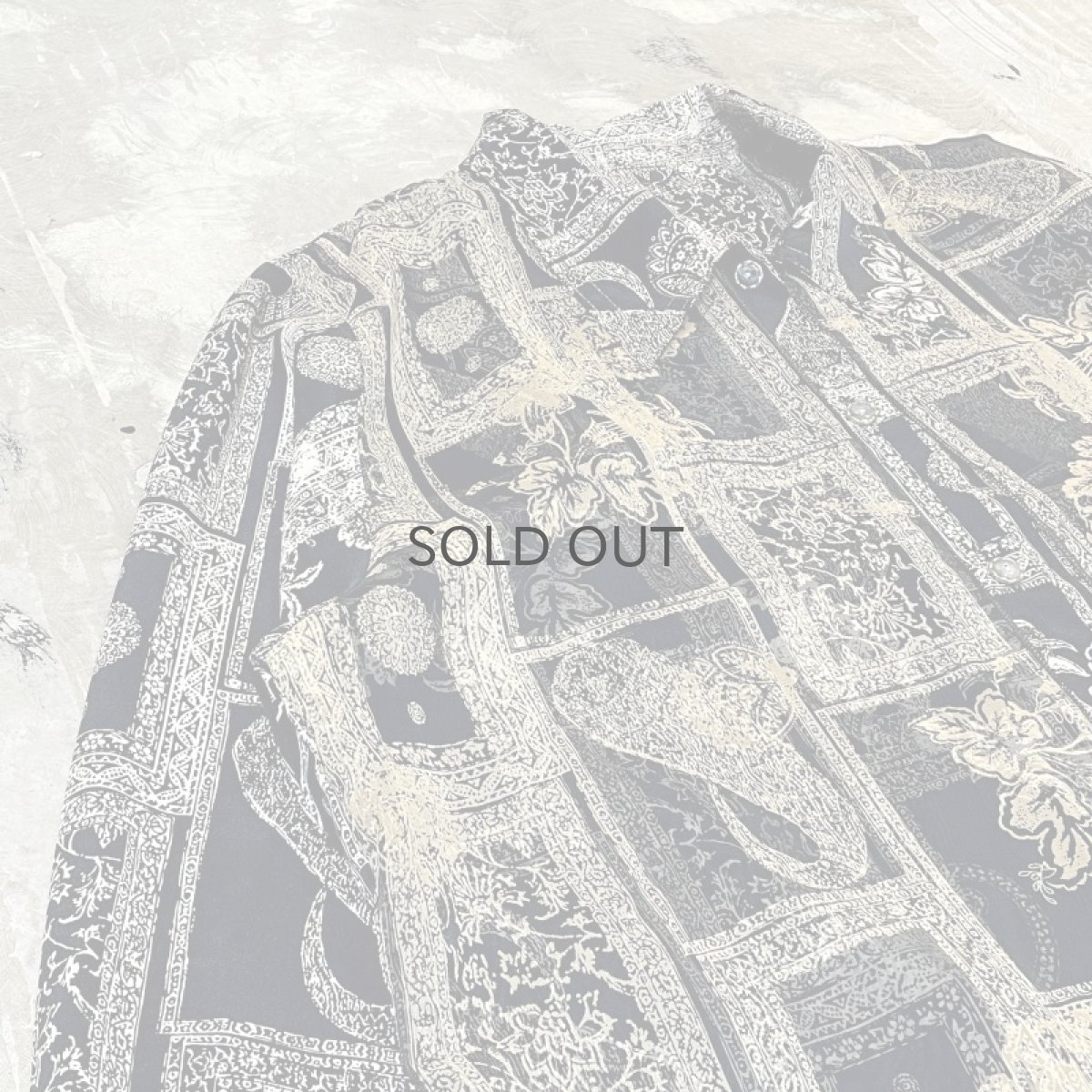 画像3: ALL OVER PATTERN FRONT LAYERED L/S SHIRT / Mens S (3)