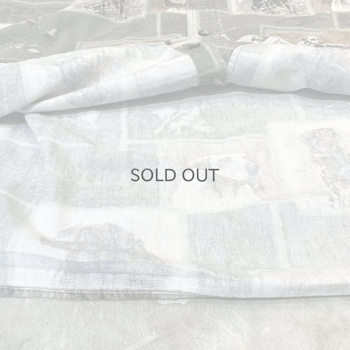 画像8: ALL OVER DOG GRAPHIC PATTERN L/S SHIRT / Mens 2XL (8)