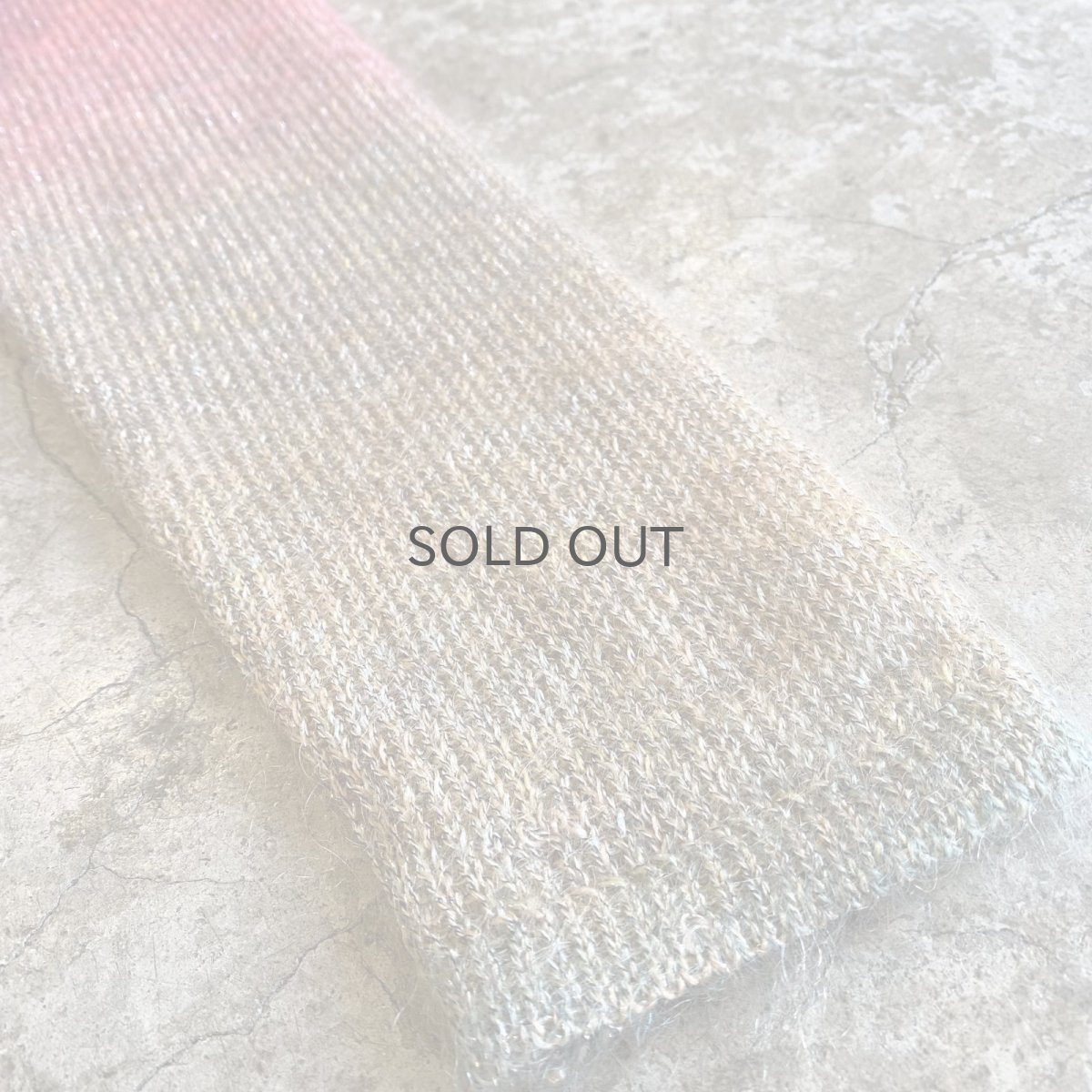 画像7: COLOR GRADATION BORDER PATTERN RIB KNIT TOPS / Ladies M (7)