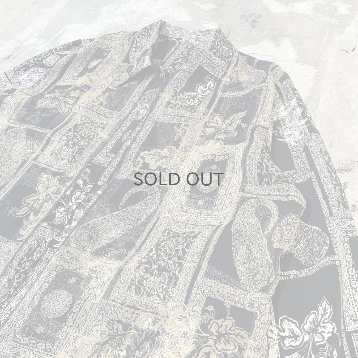 画像4: ALL OVER PATTERN FRONT LAYERED L/S SHIRT / Mens S (4)