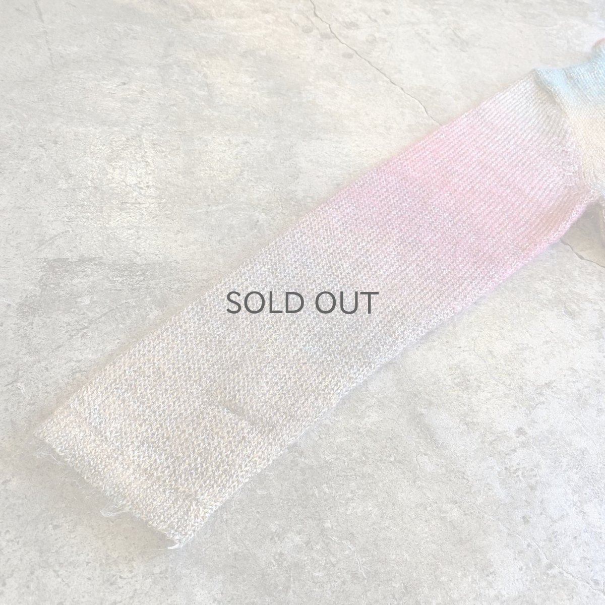 画像11: COLOR GRADATION BORDER PATTERN RIB KNIT TOPS / Ladies M (11)