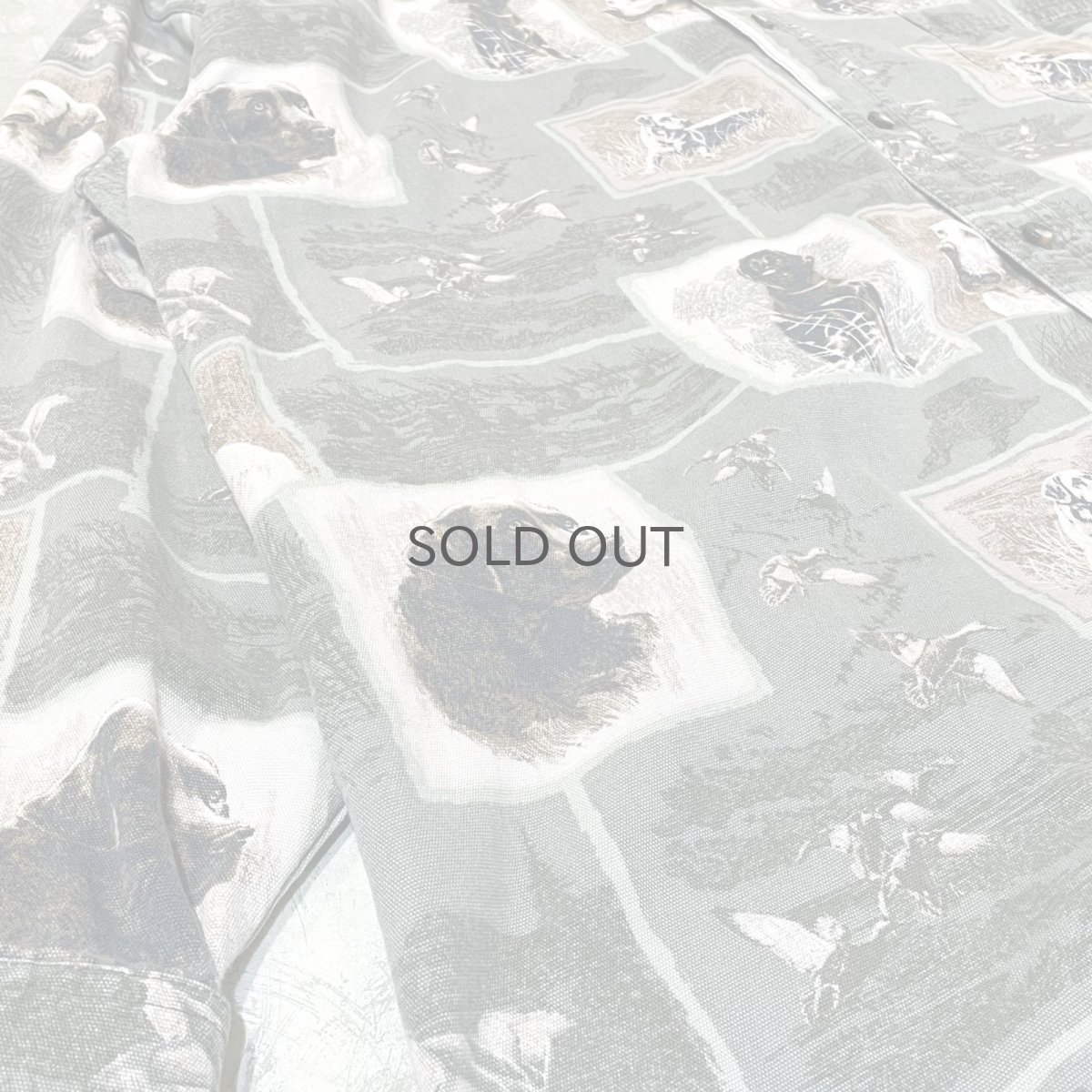 画像5: ALL OVER DOG GRAPHIC PATTERN L/S SHIRT / Mens 2XL (5)