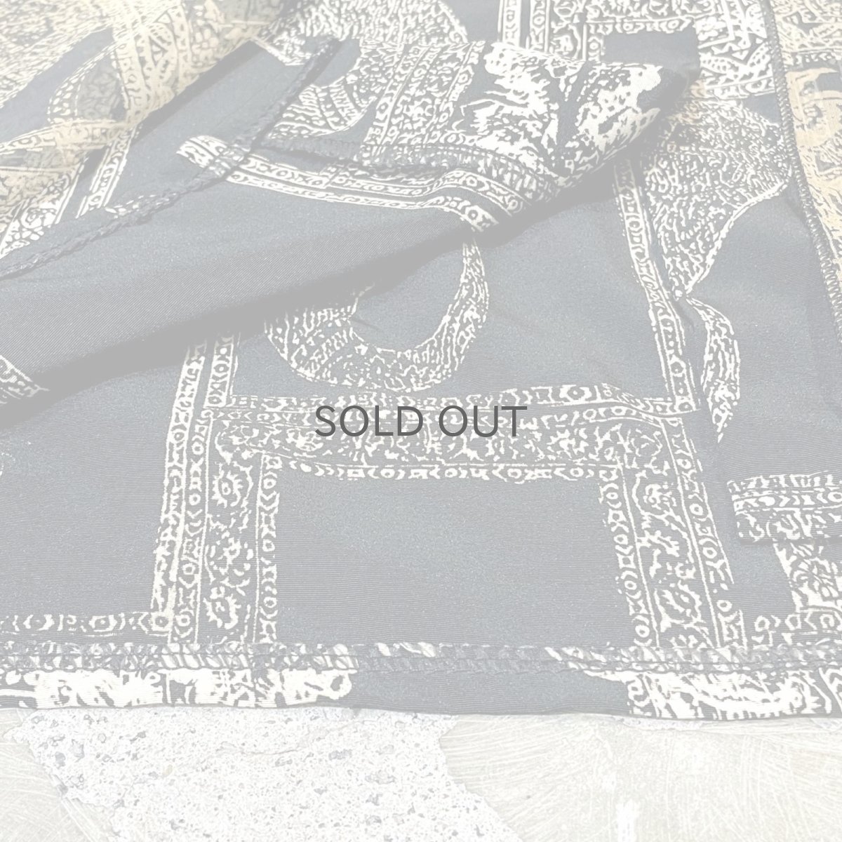 画像8: ALL OVER PATTERN FRONT LAYERED L/S SHIRT / Mens S (8)