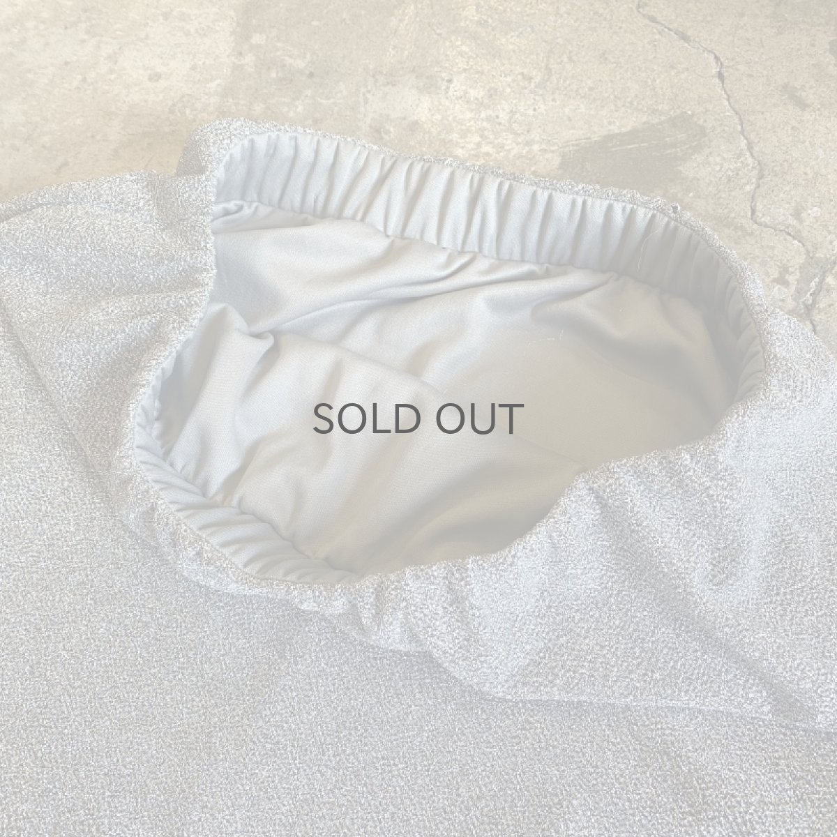 画像8: SILVER COLOR GLITTER SIDE SLIT DESIGN SKIRT / W25~W34 (8)