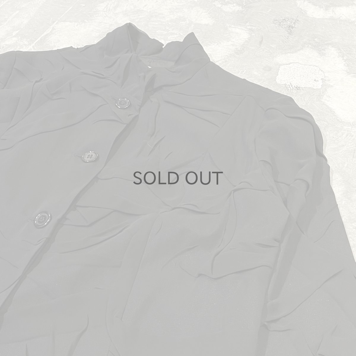 画像4: ALL OVER WASHER DESIGN HI-NECK L/S SHIRT / Mens M / MADE IN ITALY (4)