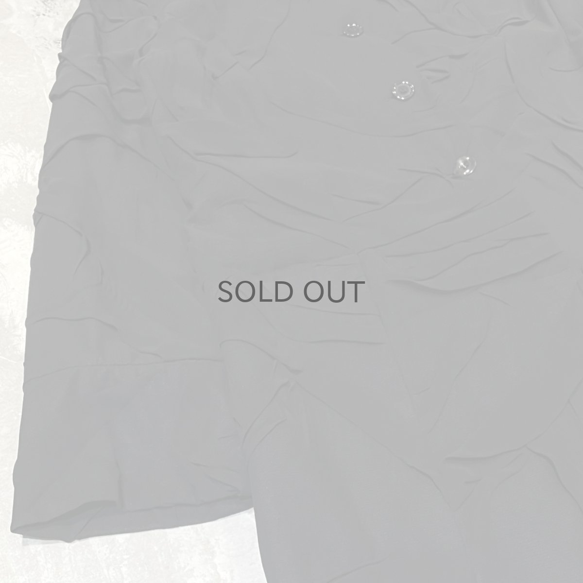 画像5: ALL OVER WASHER DESIGN HI-NECK L/S SHIRT / Mens M / MADE IN ITALY (5)