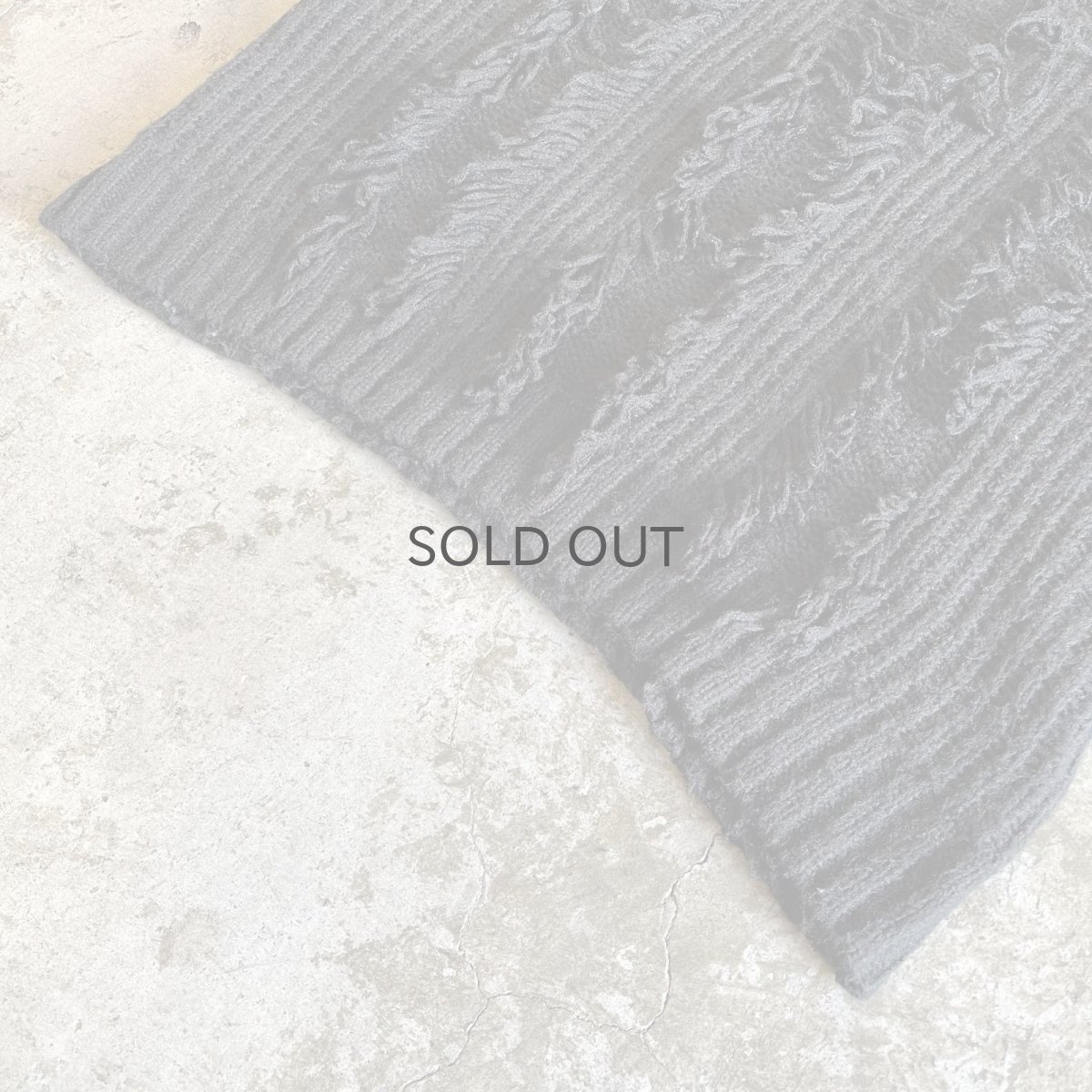 画像4: FRINGE LINE DESIGN SHORT KNIT SWEATER / Ladies M (4)