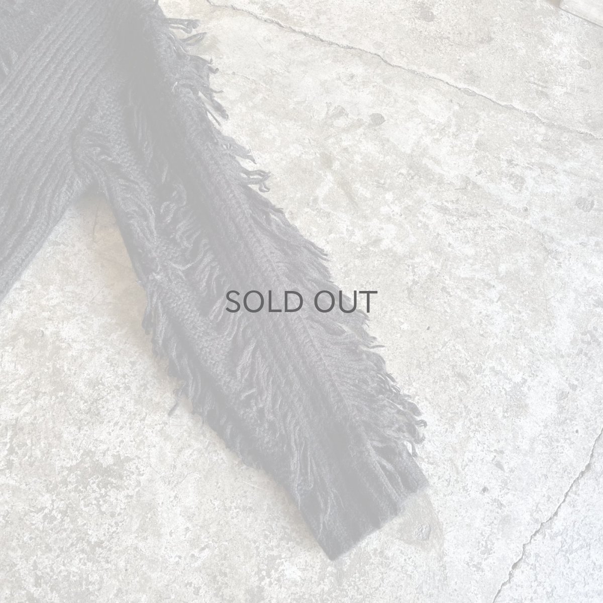 画像7: FRINGE LINE DESIGN SHORT KNIT SWEATER / Ladies M (7)