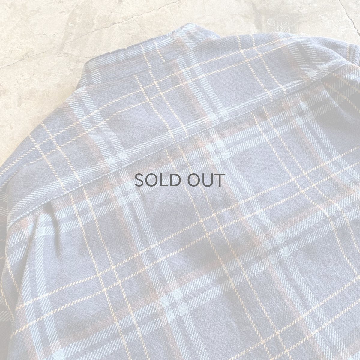 画像10: 【Wiz&Witch】"WANDERER" NO COLLAR ZIP UP FLANNEL SHIRT / OS (10)