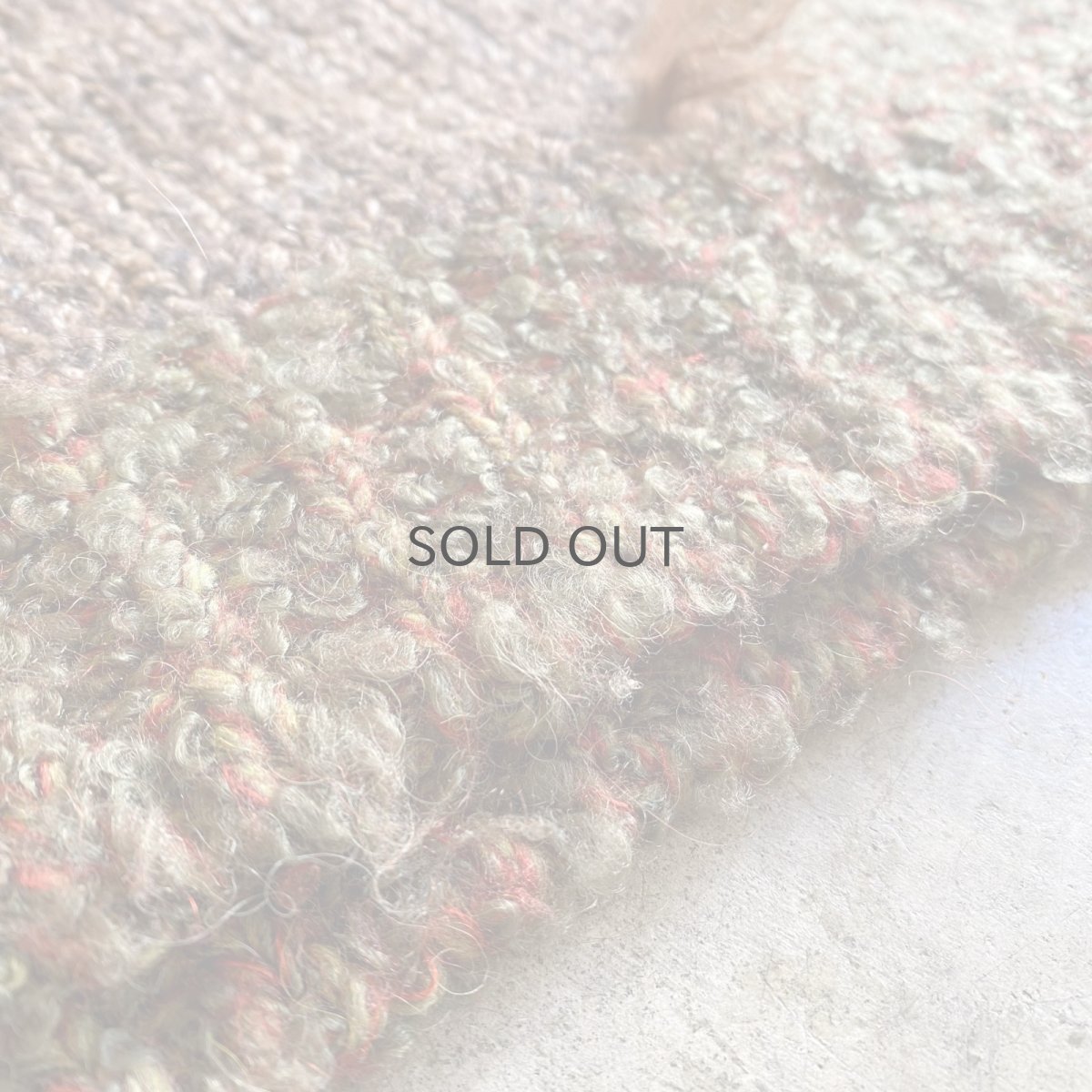 画像11: POINT DESIGN FUR MIX KNIT SWEATER / Ladies M (11)