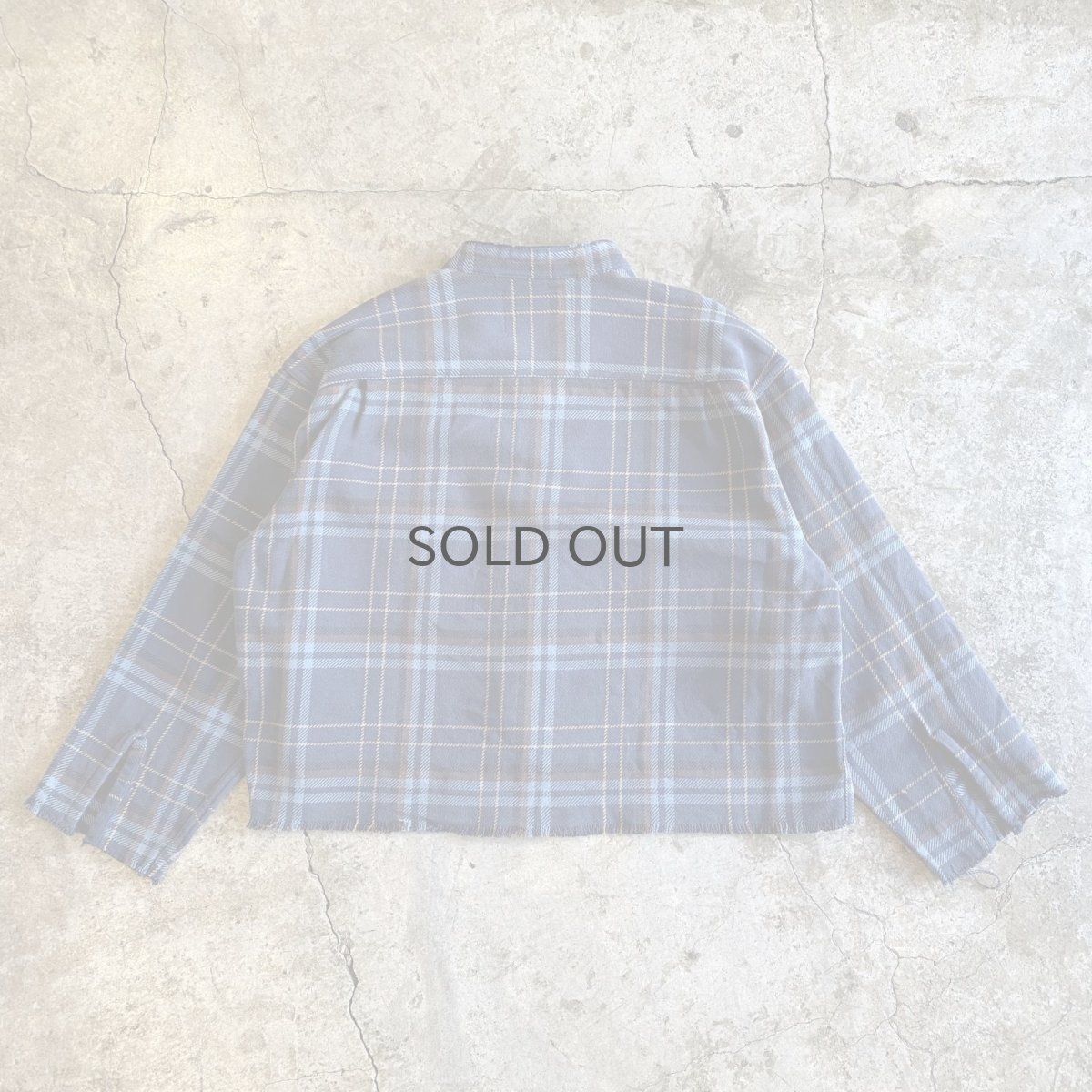 画像2: 【Wiz&Witch】"WANDERER" NO COLLAR ZIP UP FLANNEL SHIRT / OS (2)