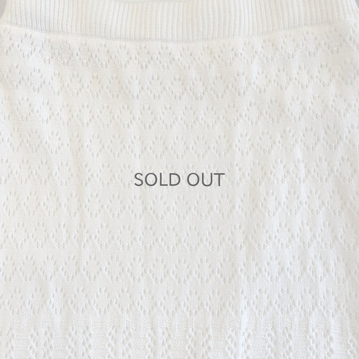 画像8: ALL OVER MIX PUNCHING LACE DESIGN COTTON LONG SKIRT / ~W30 (8)