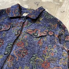 画像4: ALL OVER FLORAL GRAPHIC PATTERN GOBELIN JACKET / Mens M(S) (4)