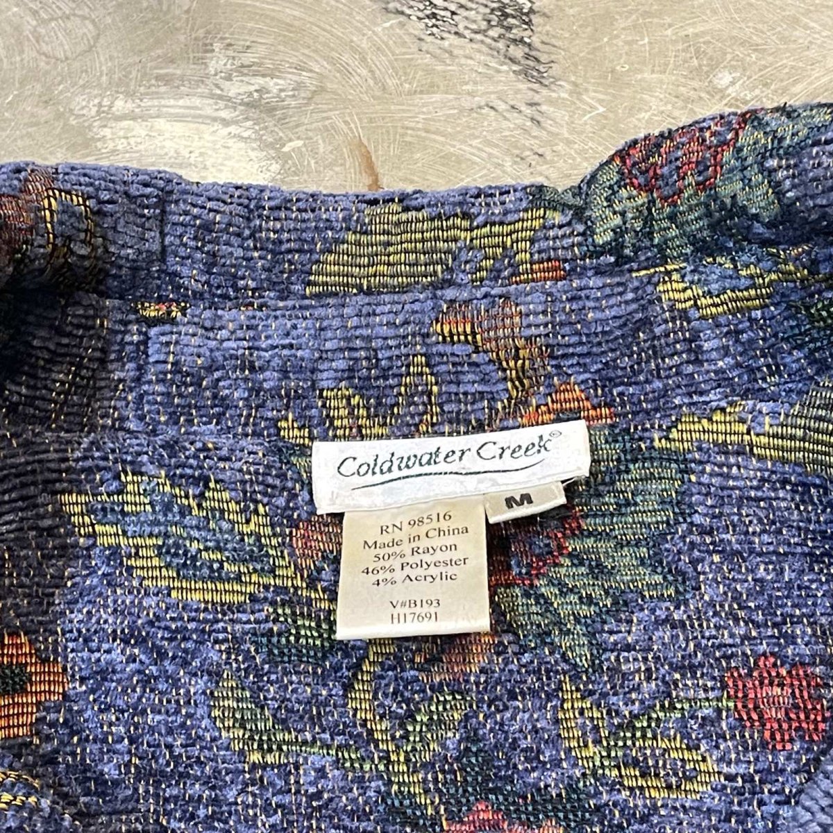 画像10: ALL OVER FLORAL GRAPHIC PATTERN GOBELIN JACKET / Mens M(S) (10)