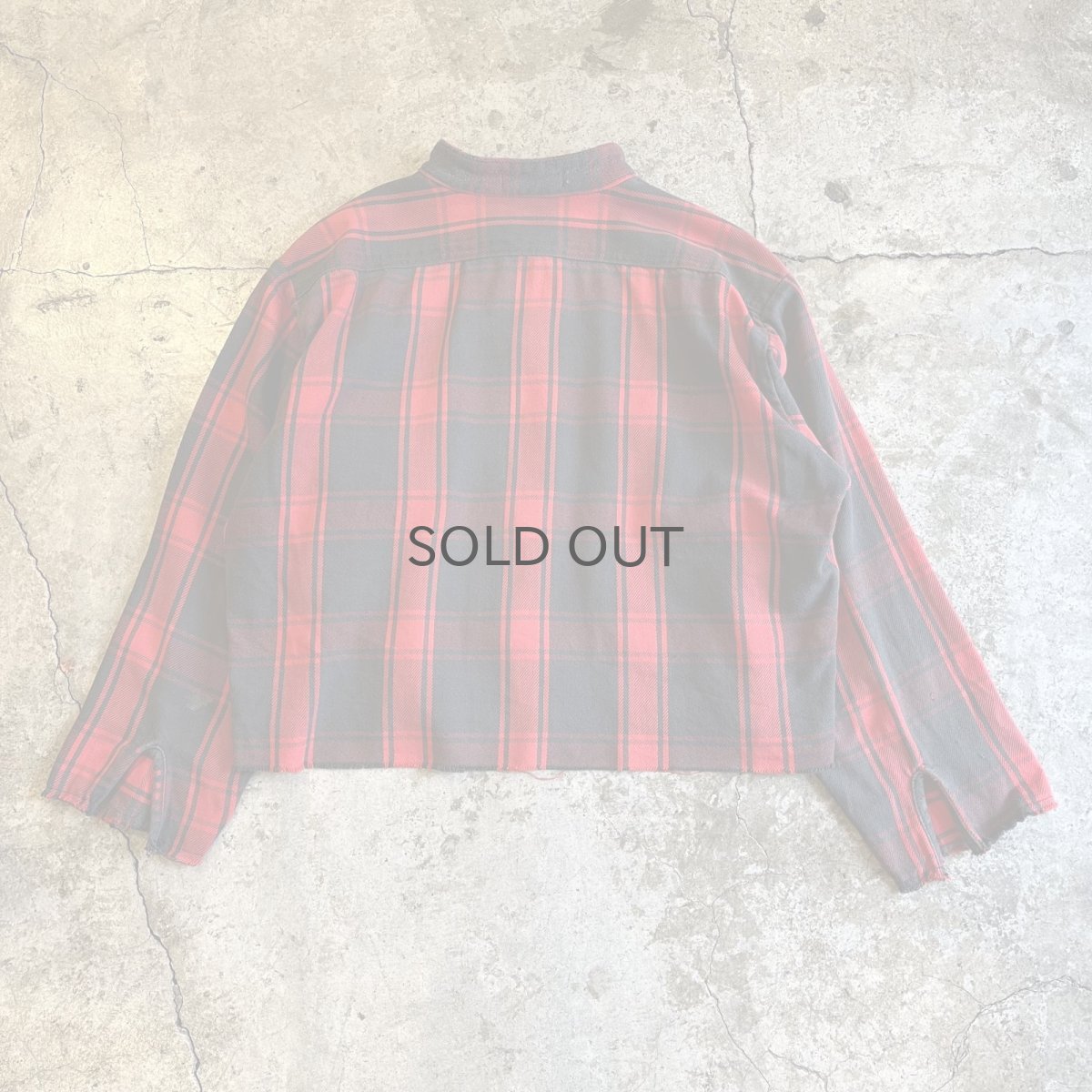 画像2: 【Wiz&Witch】"WANDERER" NO COLLAR ZIP UP FLANNEL SHIRT / OS (2)