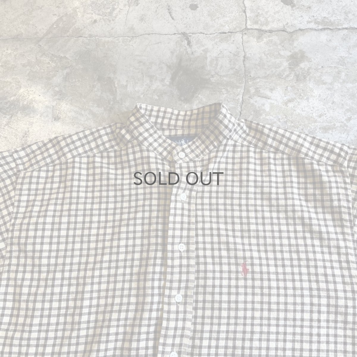 画像8: 【RALPH LAUREN】CHECK PATTERN DOWN DAMAGE SHORT DESIGN L/S SHIRT / Ladies L(M) (8)