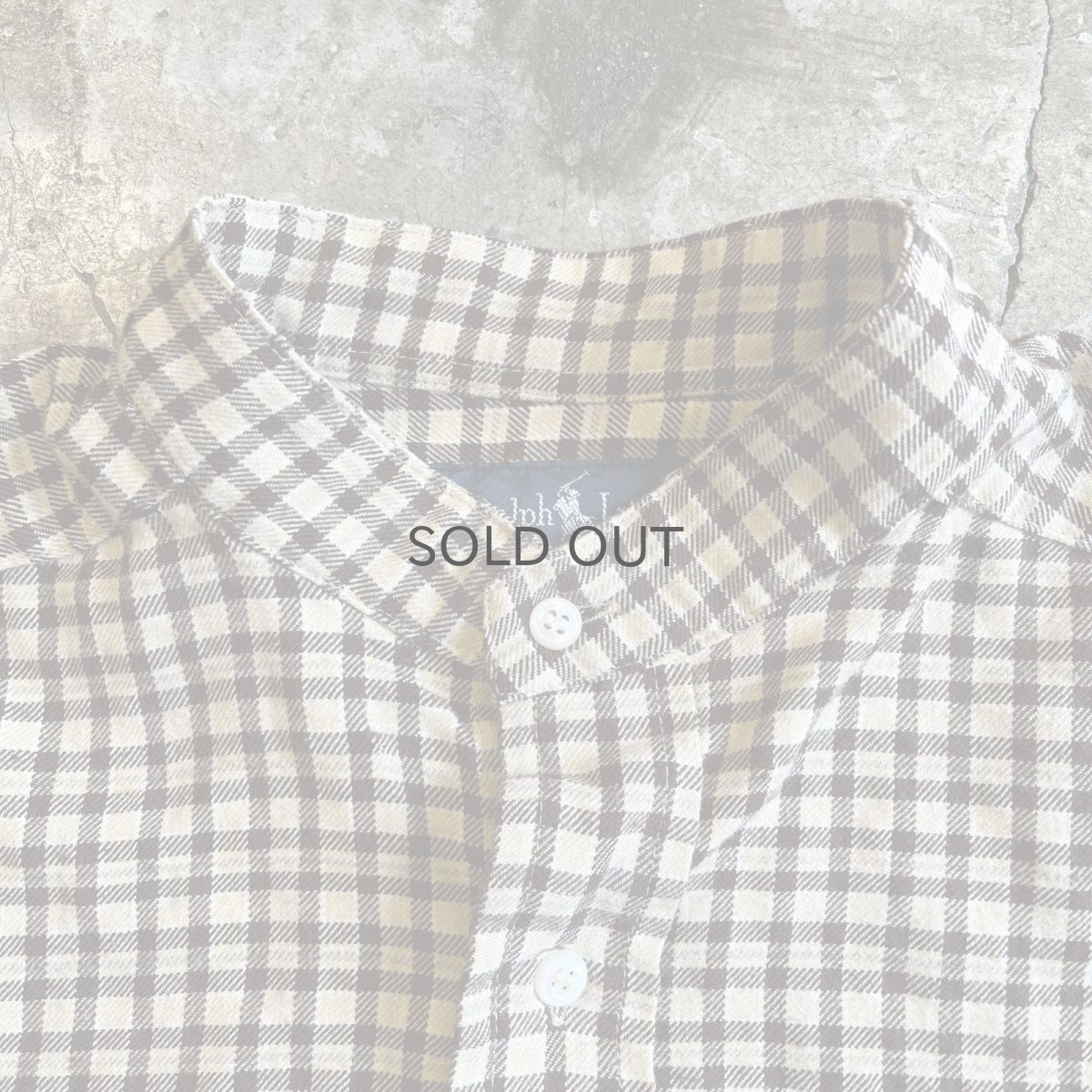 画像9: 【RALPH LAUREN】CHECK PATTERN DOWN DAMAGE SHORT DESIGN L/S SHIRT / Ladies L(M) (9)