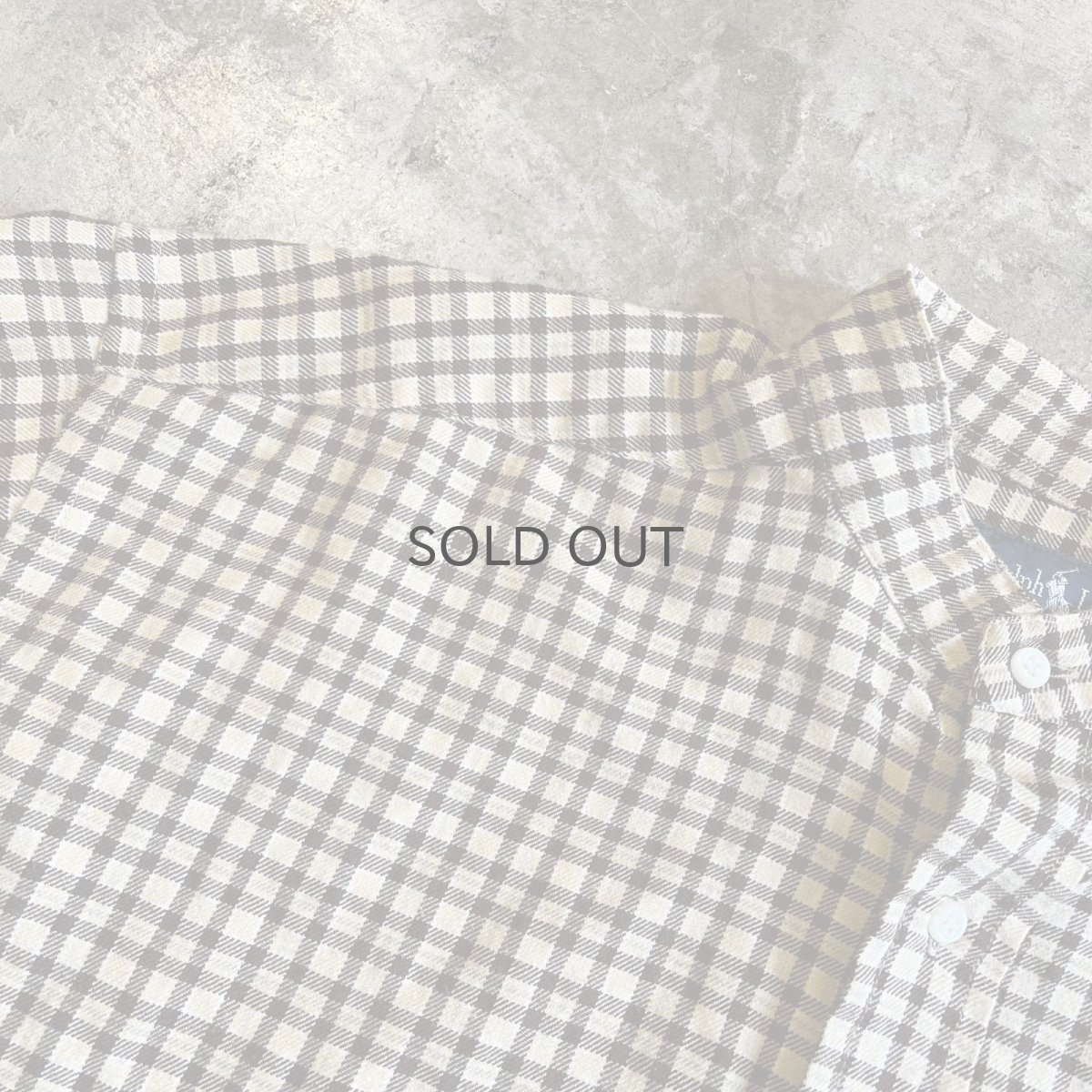 画像10: 【RALPH LAUREN】CHECK PATTERN DOWN DAMAGE SHORT DESIGN L/S SHIRT / Ladies L(M) (10)