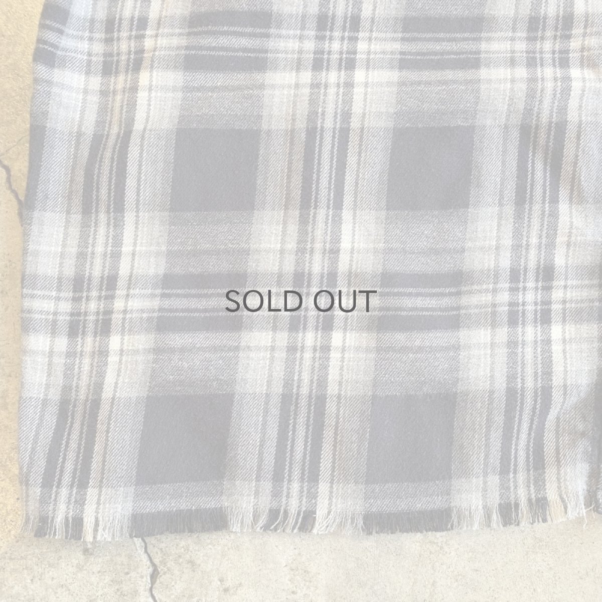 画像5: 【LAUREN RALPH LAUREN】CUT OFF DESIGN STAND COLLAR FLANNEL SHIRT / Ladies 1X(L) (5)
