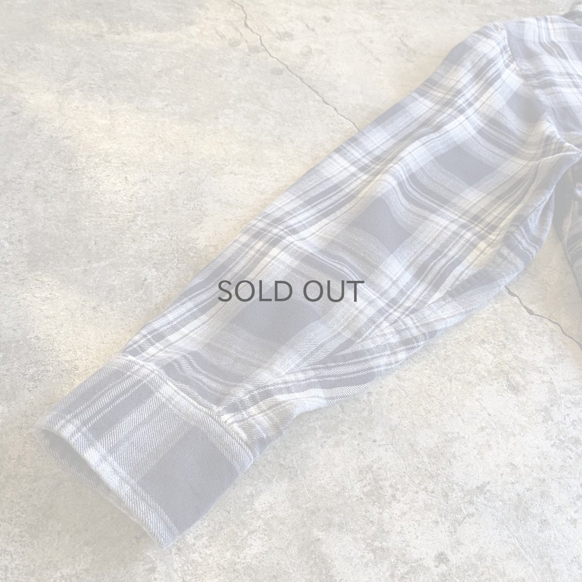 画像8: 【LAUREN RALPH LAUREN】CUT OFF DESIGN STAND COLLAR FLANNEL SHIRT / Ladies 1X(L) (8)