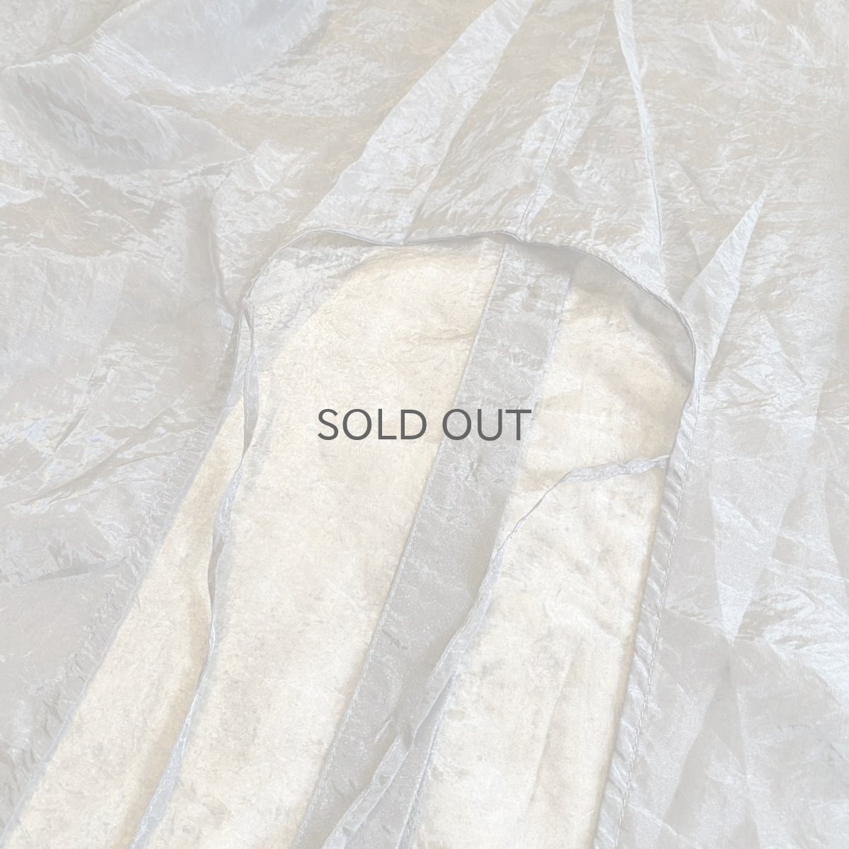 画像10: BACK DESIGN BLACK COLOR DESIGN SHEER SHIRT / Ladies M (10)