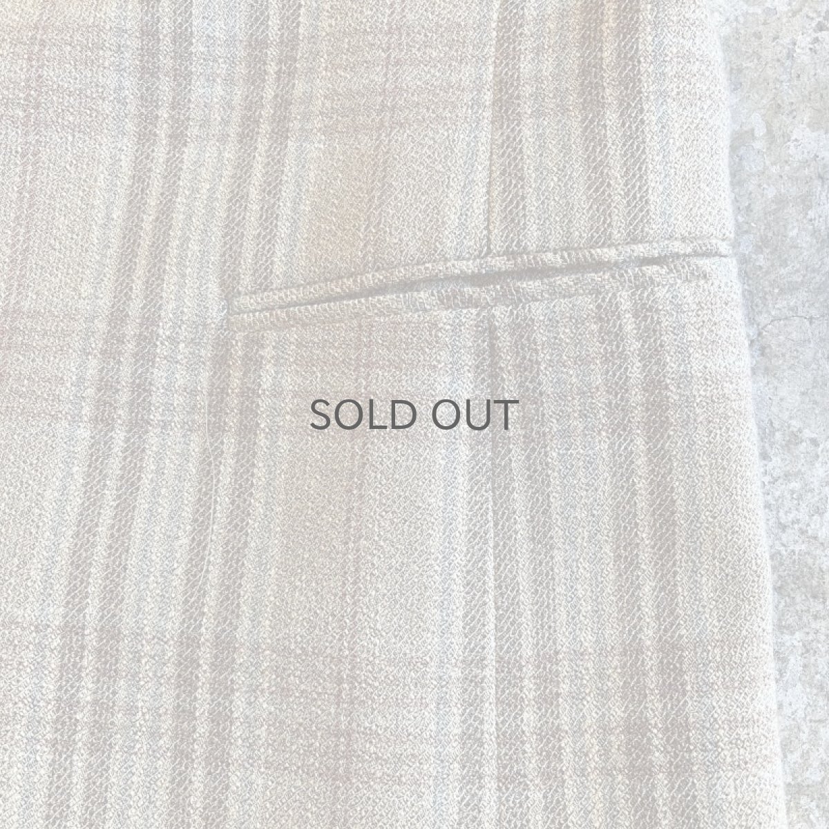 画像6: MADRAS CHECK PATTERN DESIGN TAILORED JACKET / Ladies M  (6)