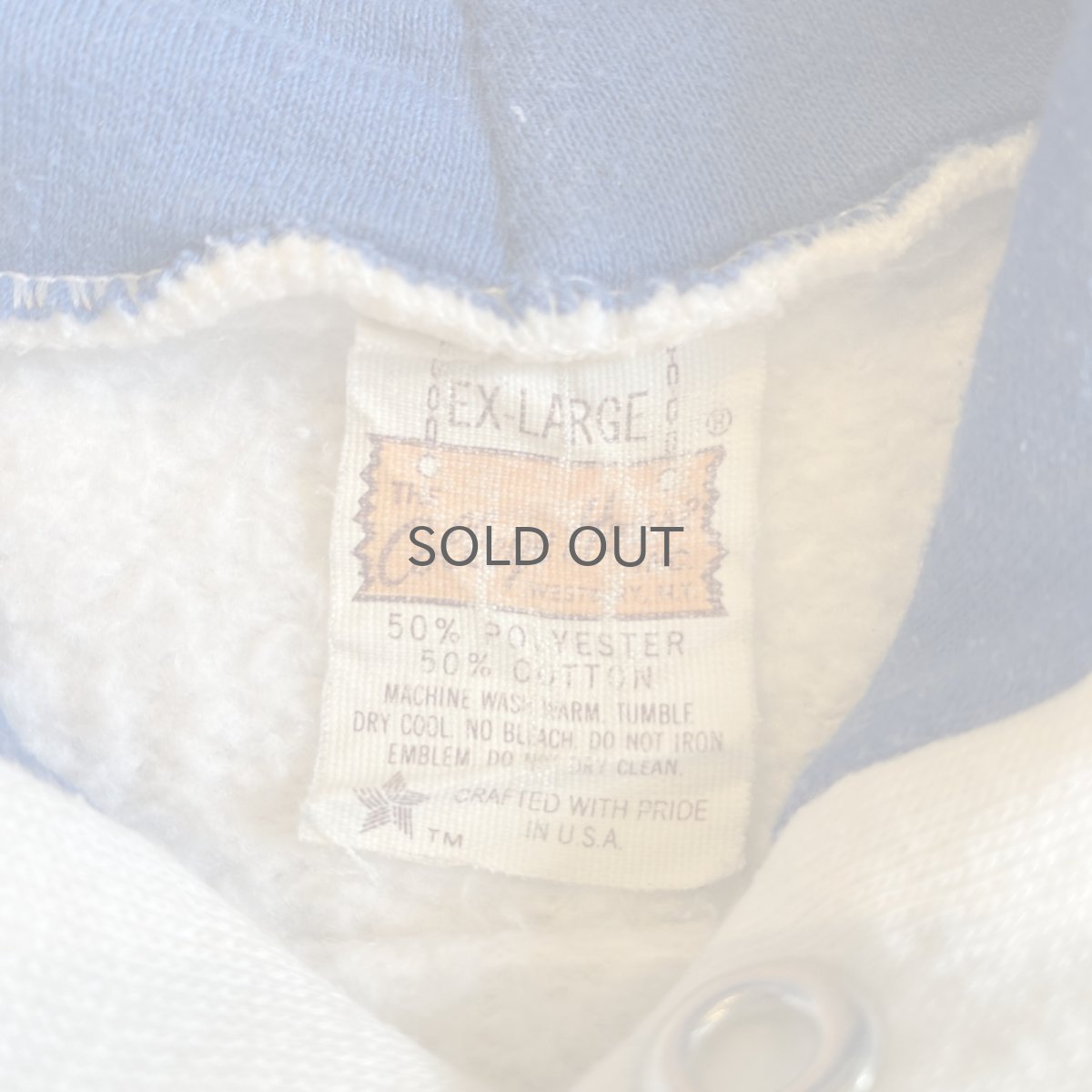 画像11: 80's "YORK" LOGO PRINTED DESIGN COLOR SWEAT HOODIE / Ladies XL(L) (11)