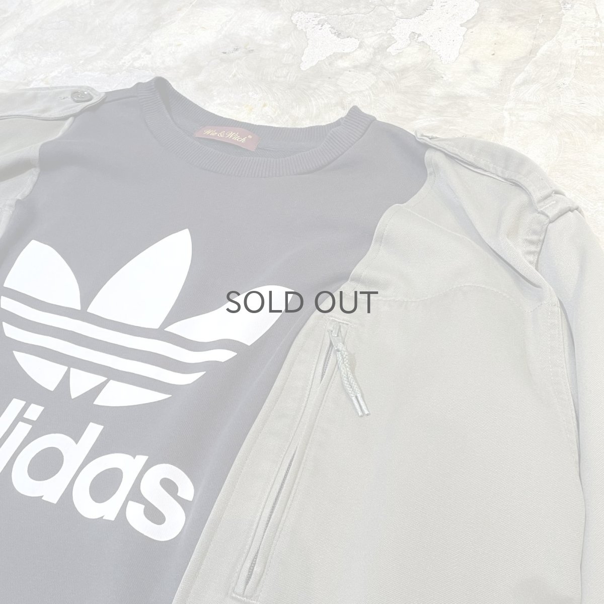 画像4: 【Wiz&Witch】"UNITED" SPORTY MILITARY SWEAT / OS (4)