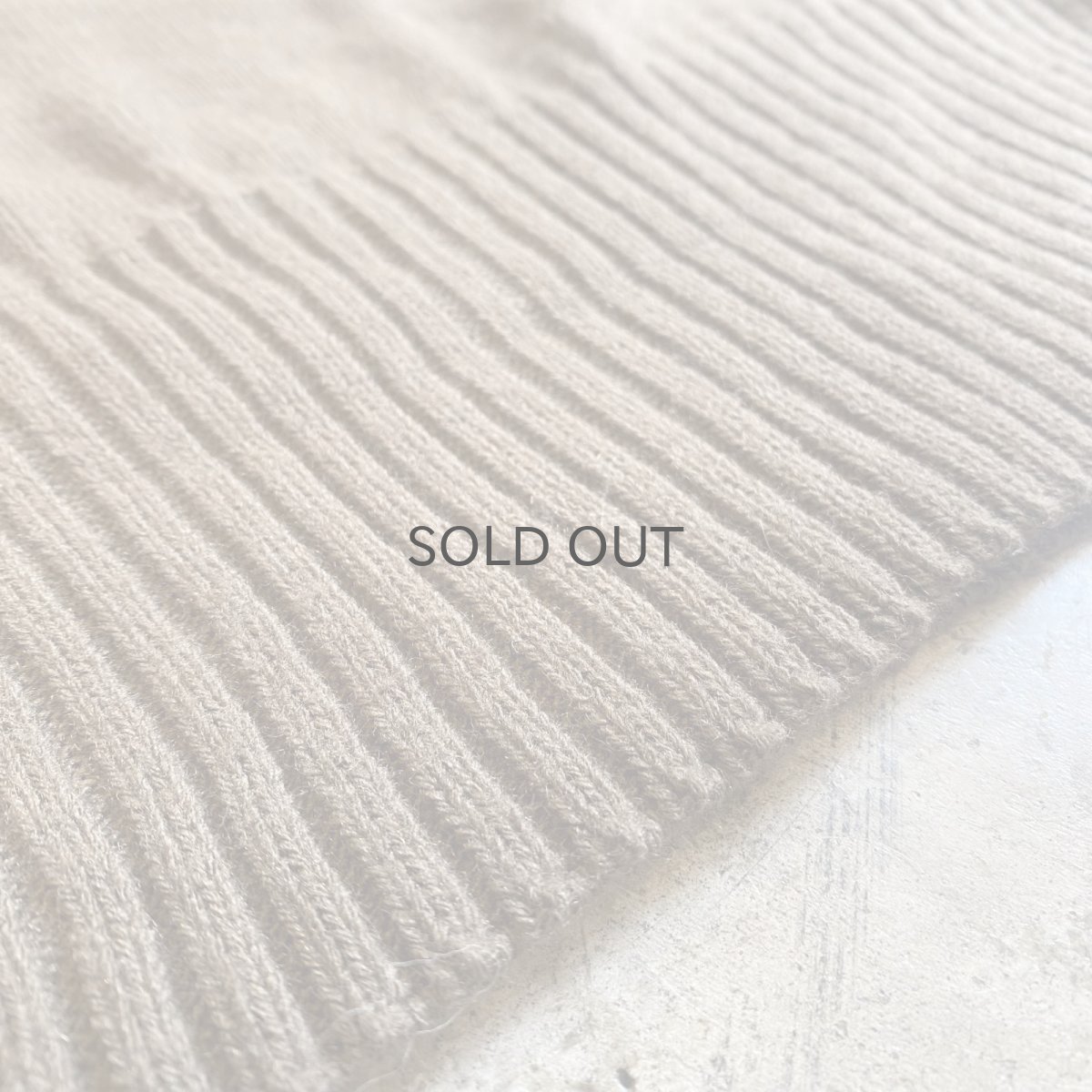 画像12: MILITARY 5 BUTTON HENRY DESIGN KNIT L/S TOPS / Ladies L(M) (12)