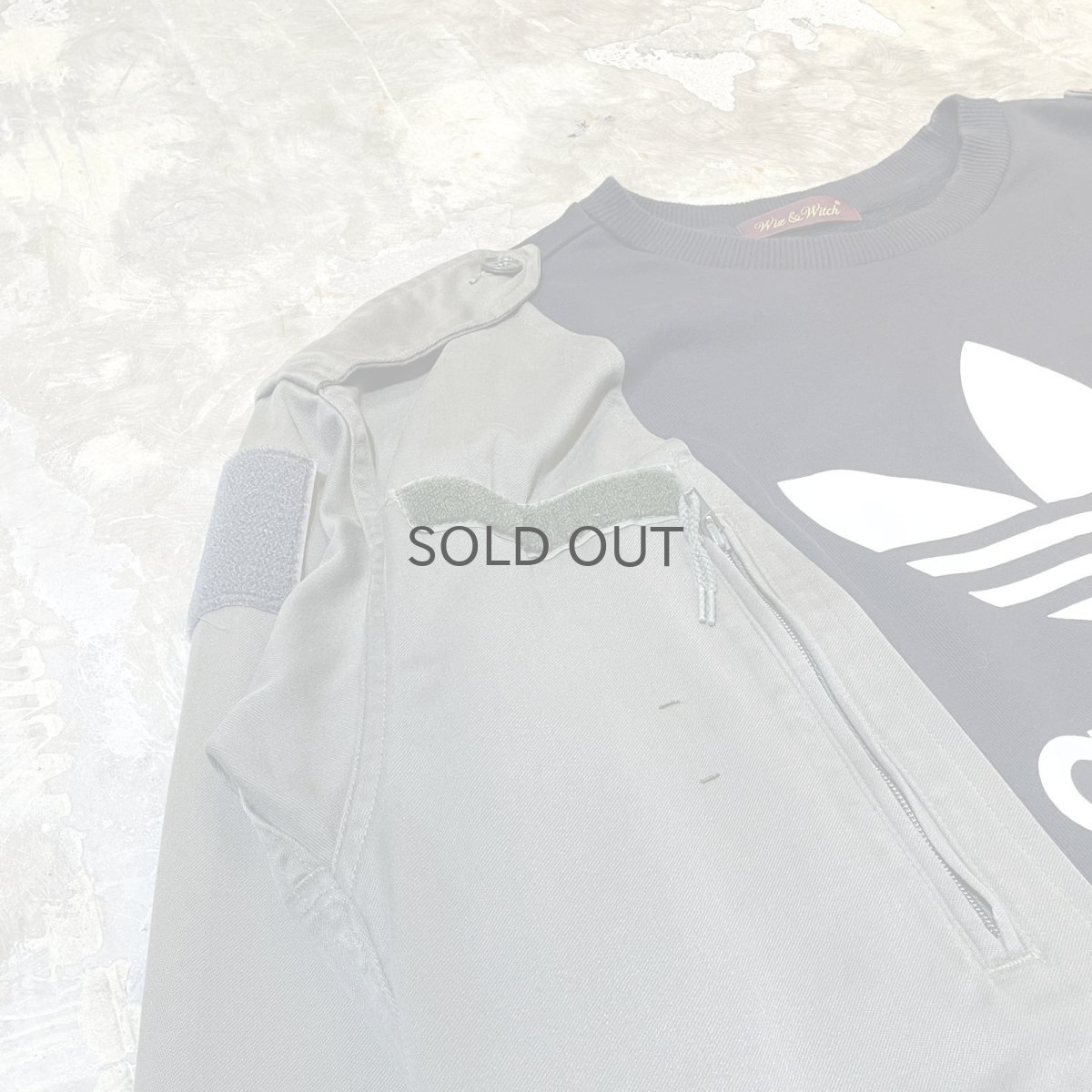 画像3: 【Wiz&Witch】"UNITED" SPORTY MILITARY SWEAT / OS (3)