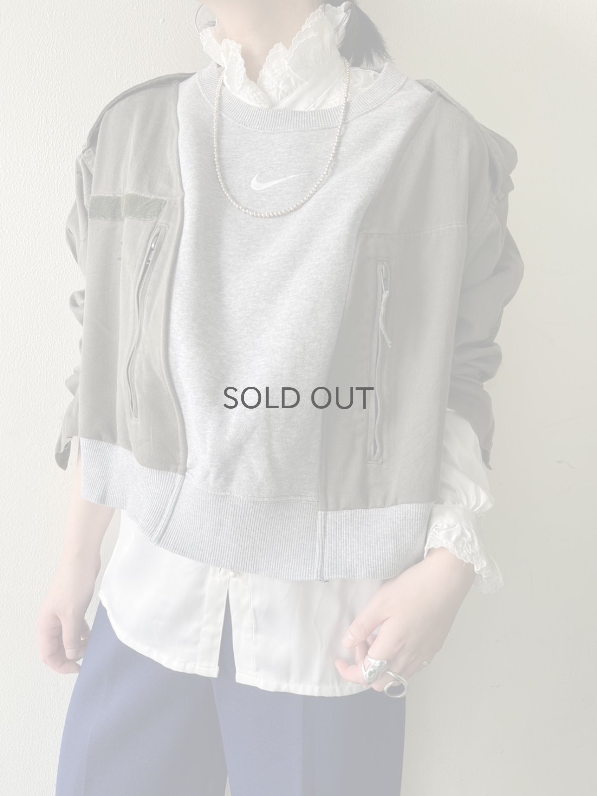 画像14: 【Wiz&Witch】"UNITED" SPORTY MILITARY SWEAT / OS (14)