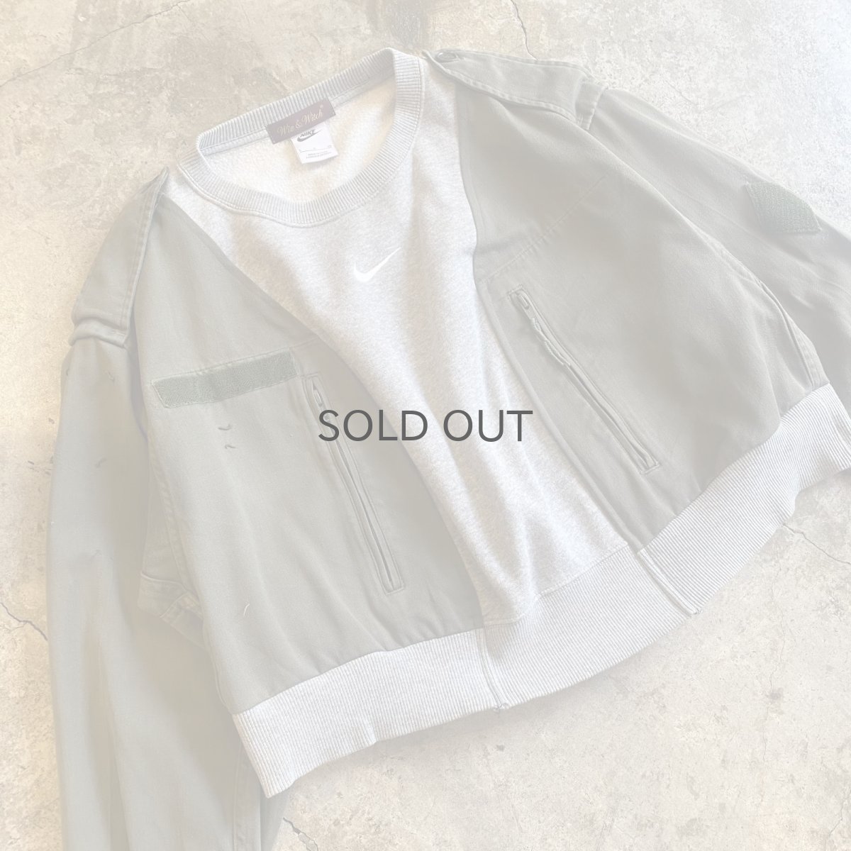 画像3: 【Wiz&Witch】"UNITED" SPORTY MILITARY SWEAT / OS (3)