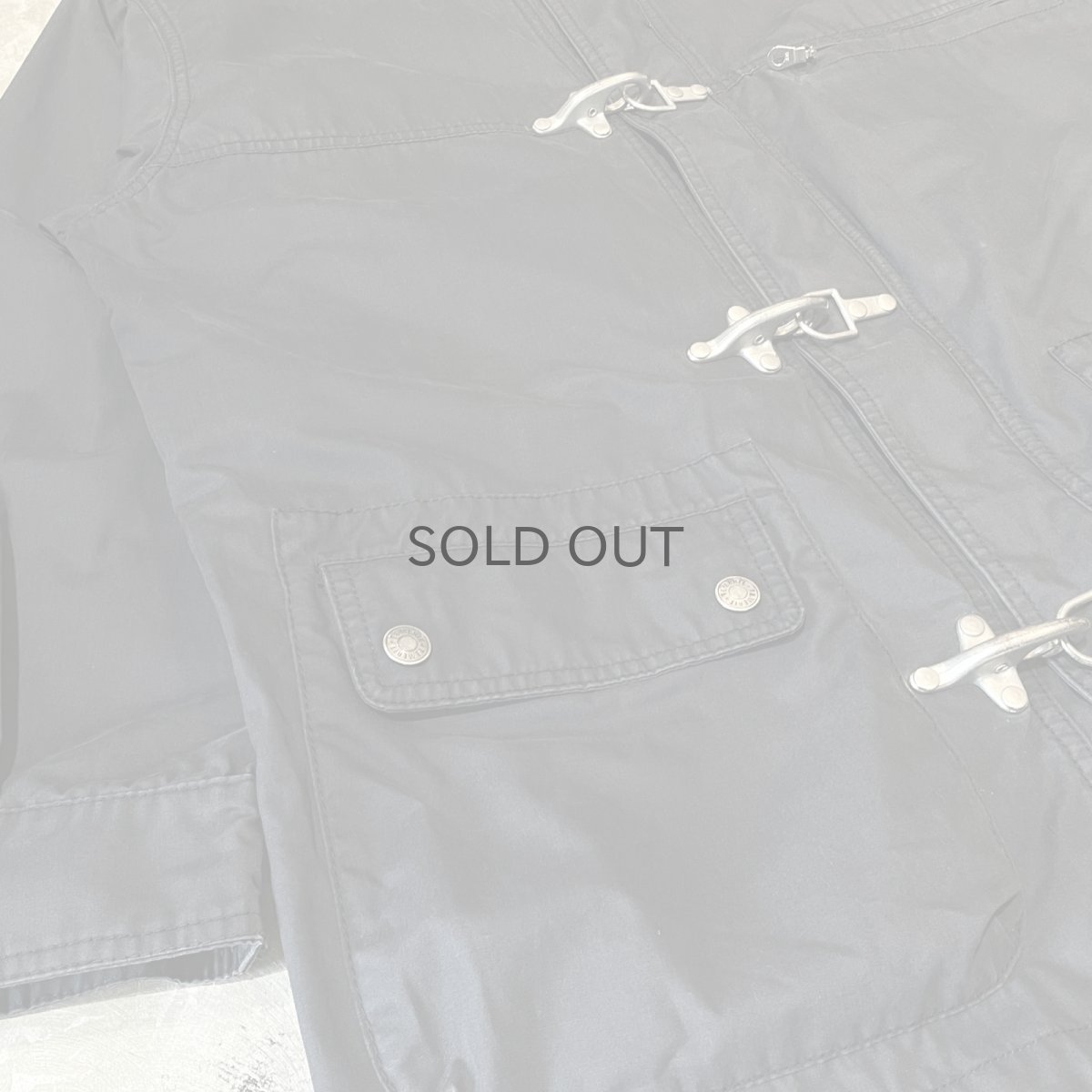 画像5: CHARCOAL COLOR MULTI POCKET FIREMAN JACKET / Mens M(L) (5)