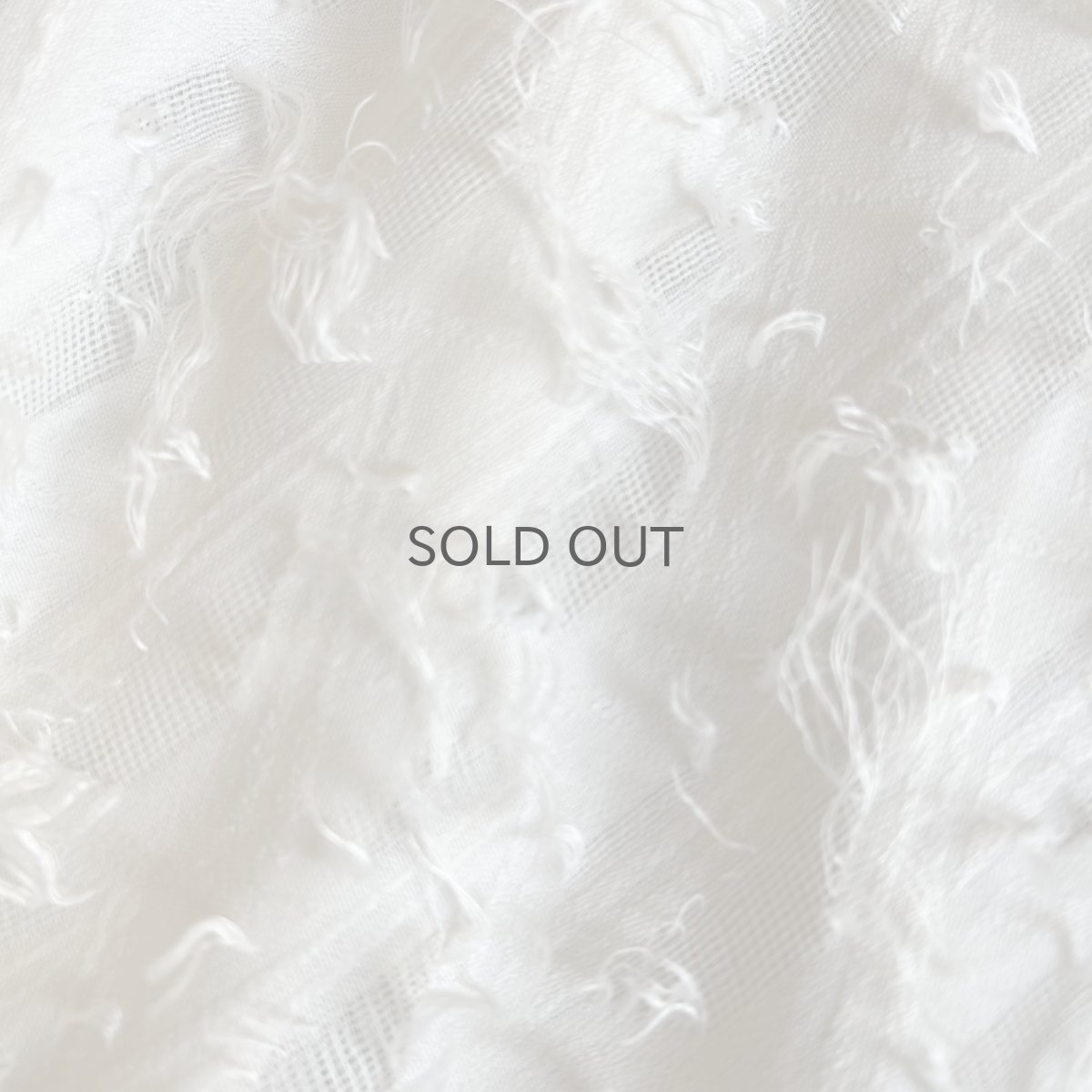 画像10: ALL OVER SHORT FRINGE DESIGN SHEER A LINE SKIRT / W24~30 (10)