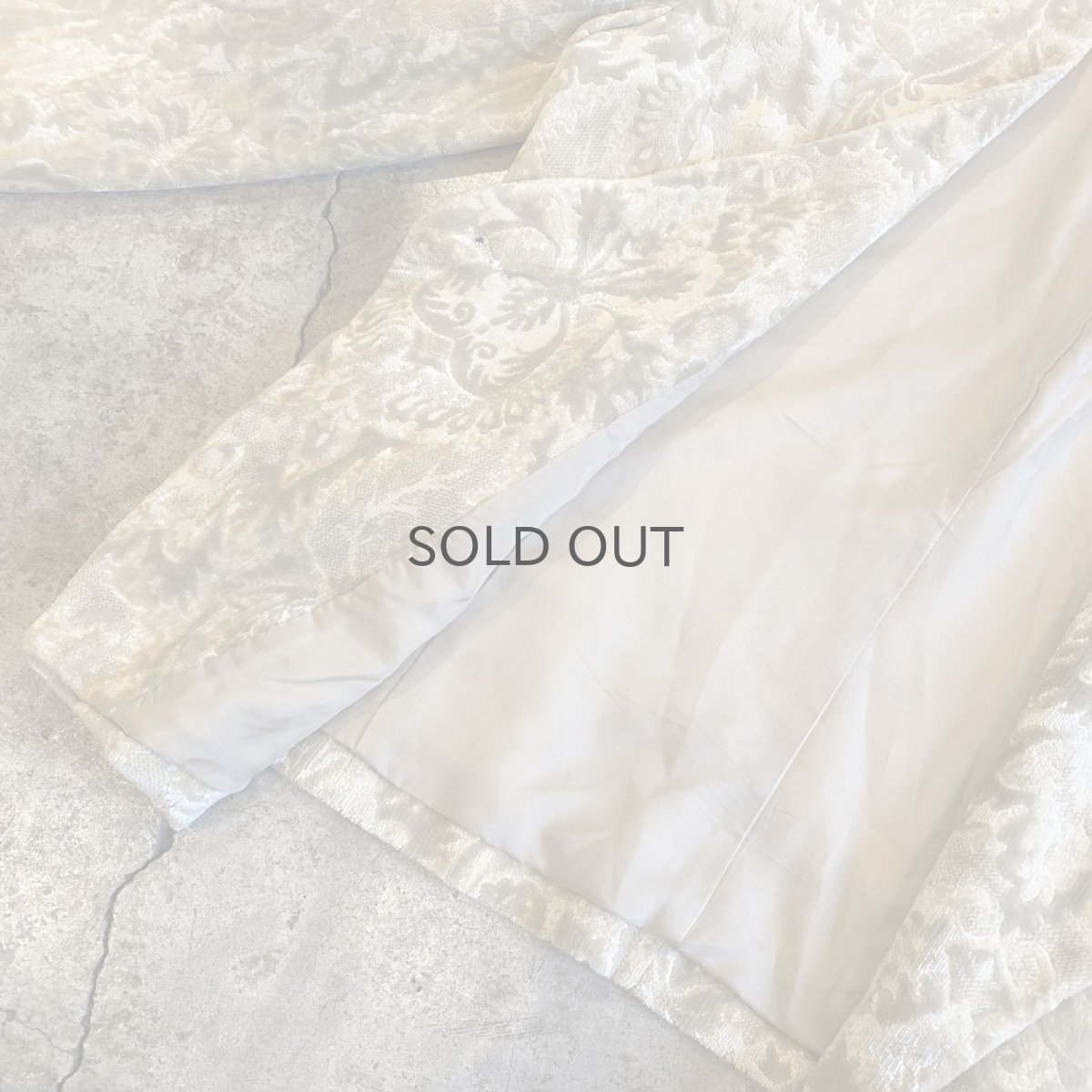 画像8: ORIENTAL ALL OVER PATTERN DESIGN VELVET JACKET / Ladies M (8)