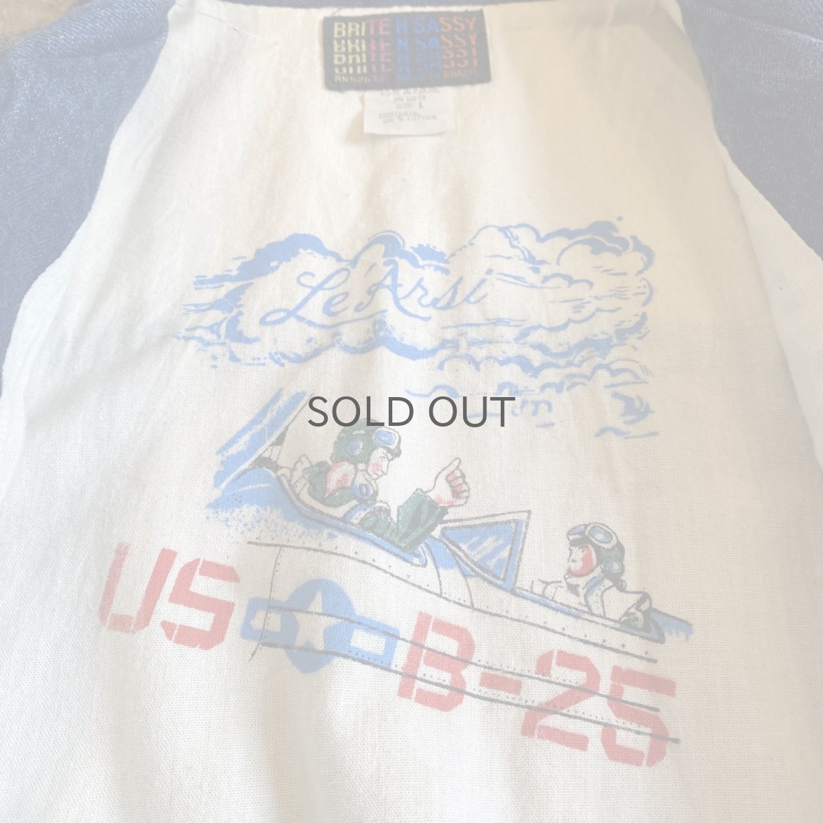 画像12: 2 COLOR BELT DESIGN DENIM VEST / Ladies L (12)