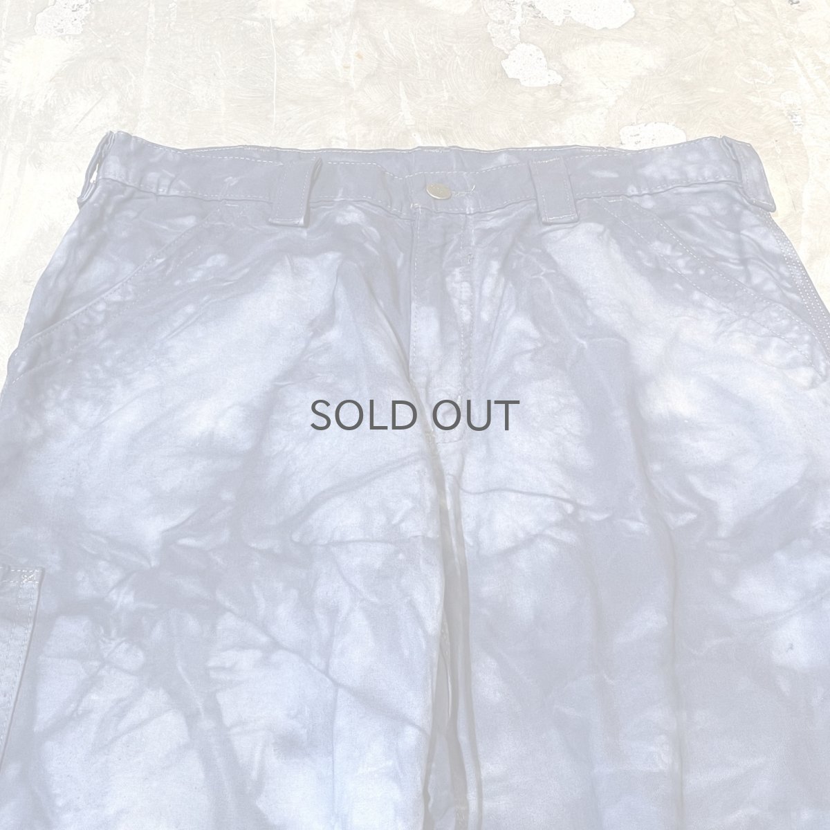 画像11: 【CARHARTT】ALL OVER TIE DYE PATTERN WORK PANTS / W34 (11)