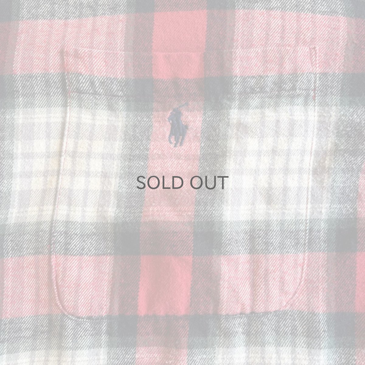 画像9: 【POLO】CUT OFF DESIGN STAND COLLAR CHECK PATTERN L/S SHIRT / Ladies XL(L) / MADE IN USA (9)