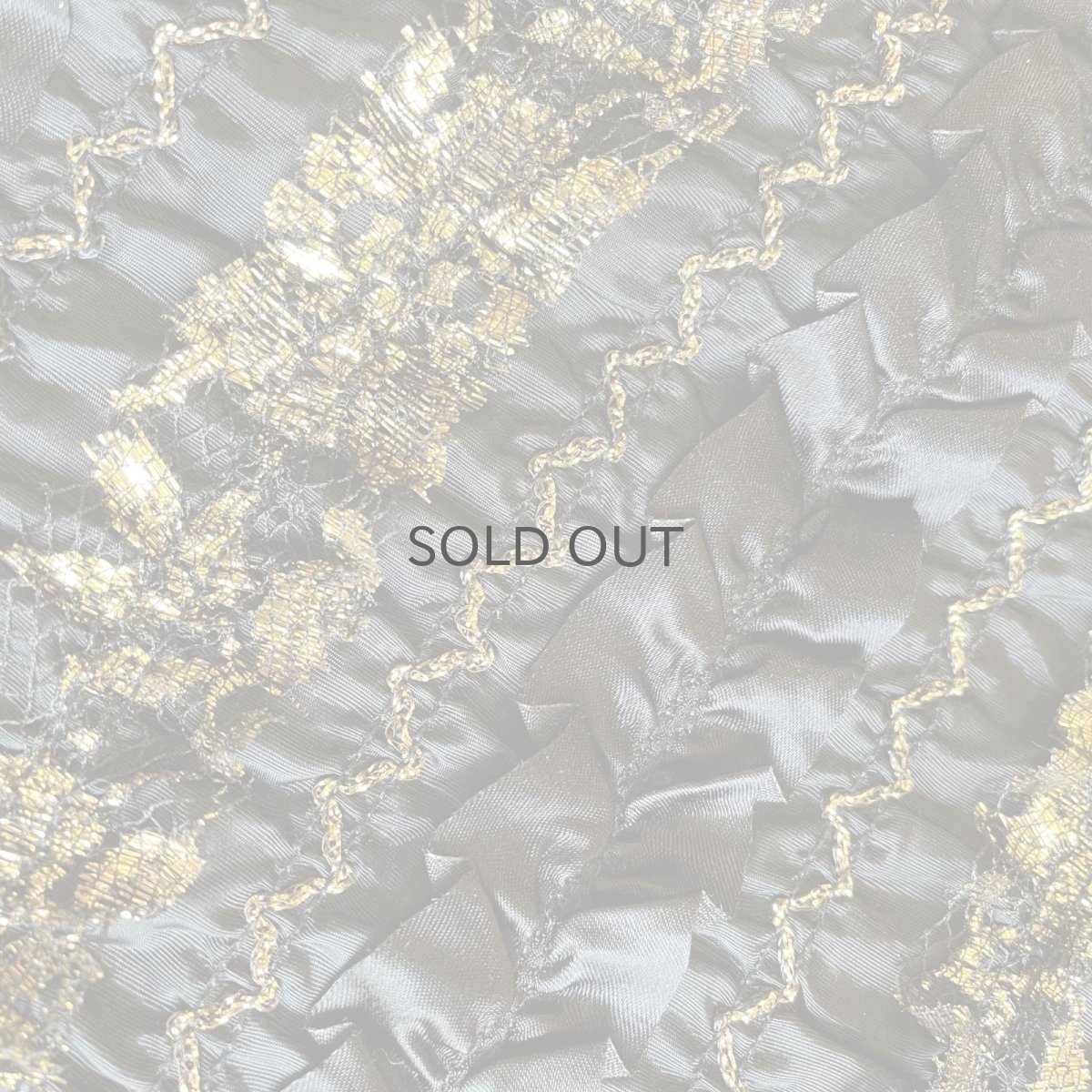 画像10:  ALL OVER MIX LINE LACE DESIGN SQUARE NECK L/S TOPS / Ladies M / MADE IN USA (10)