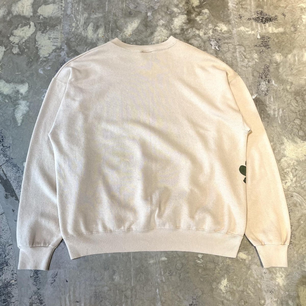 画像2: 90's HAND DRAWING LEOPARD PATTERN SWEAT / Mens XL / MADE IN USA (2)