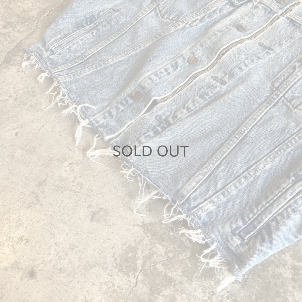 画像4: 【Wiz&Witch】"WANDERER" NO COLLAR ZIP UP DENIM JACKET / OS (4)