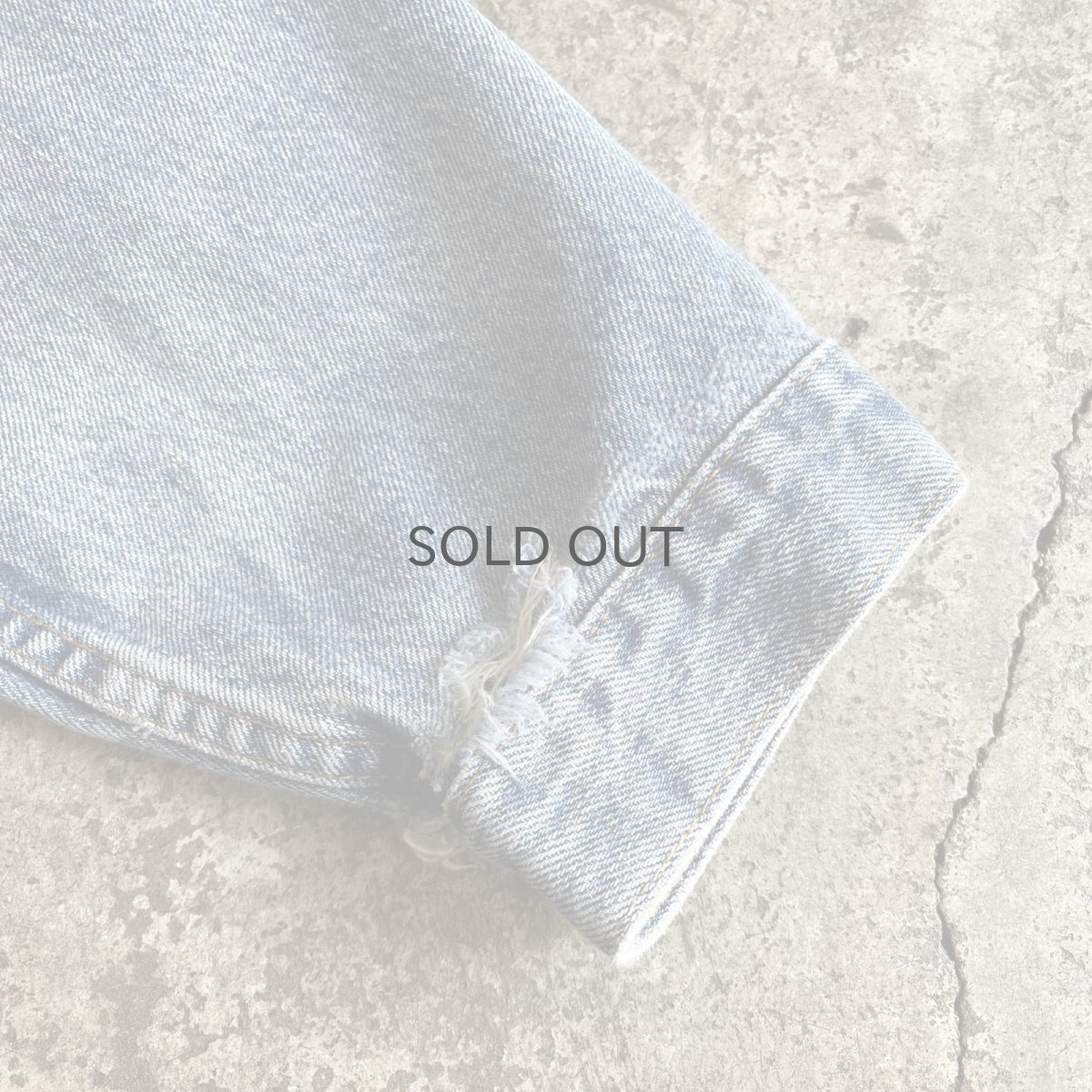 画像5: 【Wiz&Witch】"WANDERER" NO COLLAR ZIP UP DENIM JACKET / OS (5)