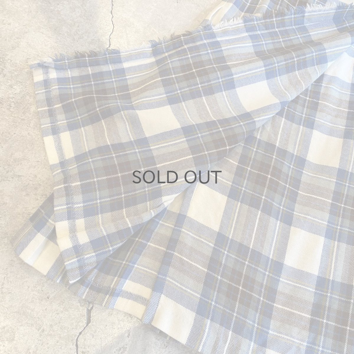 画像7: CHECK PATTERN WRAP DESIGN SKIRT / W26~W28 / MADE IN GREAT BRITAIN (7)