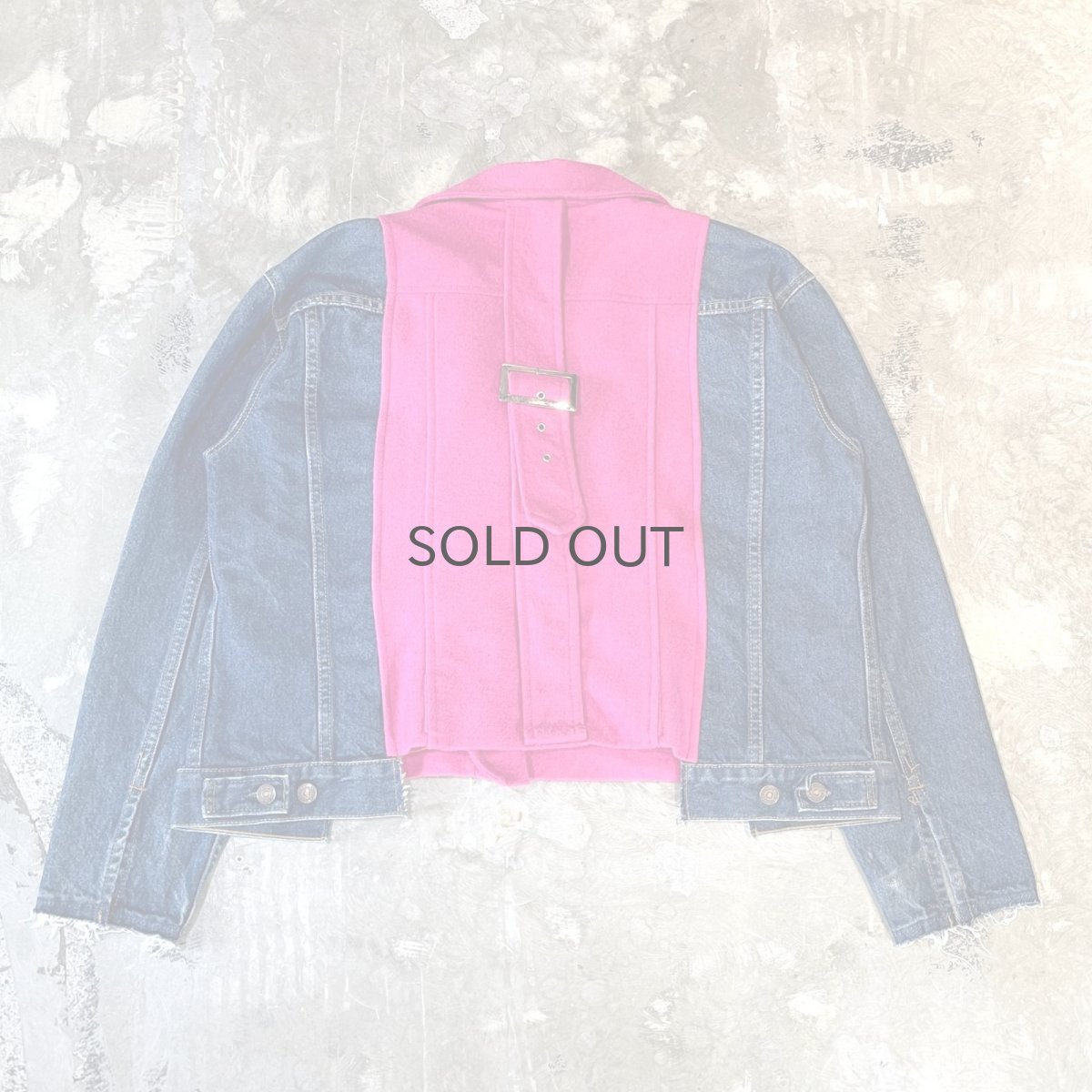 画像2: 【Wiz&Witch】"UNITED" DENIM×RIDERS JACKET / OS (2)